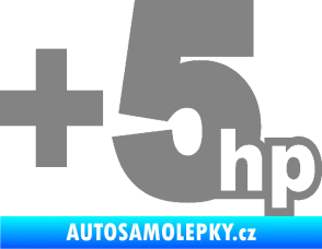 Samolepka + 5hp 003 šedá