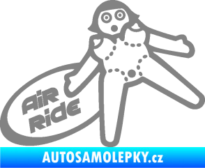 Samolepka Air ride jízda šedá