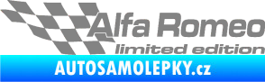 Samolepka Alfa Romeo limited edition levá šedá