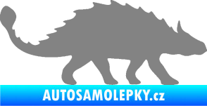 Samolepka Ankylosaurus 001 pravá šedá