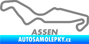 Samolepka Okruh Assen šedá
