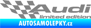 Samolepka Audi limited edition levá šedá
