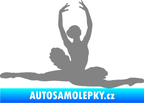Samolepka Baletka 004 pravá šedá