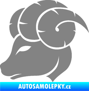 Samolepka Beran zvěrokruh 002 levá šedá