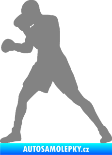 Samolepka Boxer 001 levá šedá