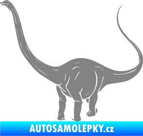 Samolepka Brachiosaurus 002 levá šedá