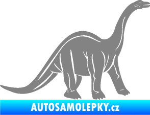 Samolepka Brachiosaurus 003 pravá šedá