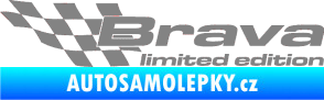 Samolepka Brava limited edition levá šedá