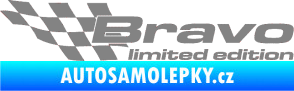 Samolepka Bravo limited edition levá šedá