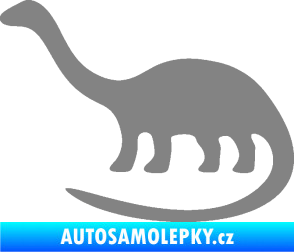 Samolepka Brontosaurus 001 levá šedá