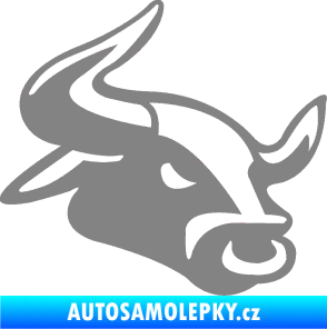 Samolepka Býk 001 pravá šedá