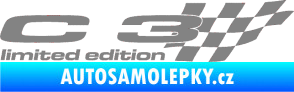 Samolepka C3 limited edition pravá šedá