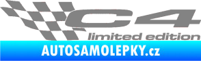 Samolepka C4 limited edition levá šedá