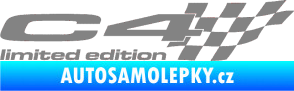 Samolepka C4 limited edition pravá šedá