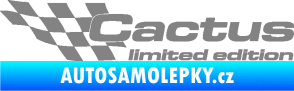 Samolepka Cactus limited edition levá šedá
