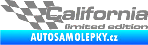 Samolepka California limited edition levá šedá