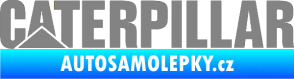 Samolepka Caterpillar - jedna barva šedá
