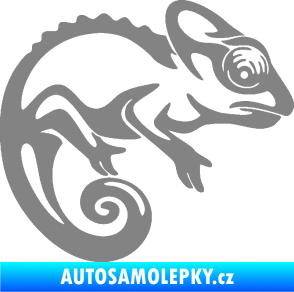 Samolepka Chameleon 002 pravá šedá