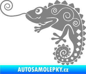 Samolepka Chameleon 004 levá šedá