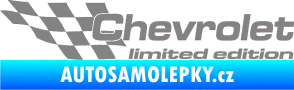 Samolepka Chevrolet limited edition levá šedá