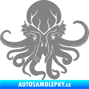 Samolepka Chobotnice 002 pravá šedá