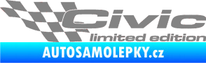 Samolepka Civic limited edition levá šedá