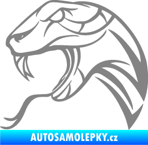 Samolepka Cobra 002 levá šedá