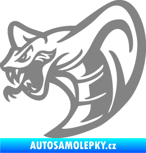 Samolepka Cobra 007 levá šedá
