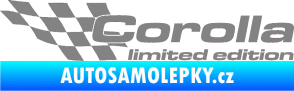 Samolepka Corolla limited edition levá šedá