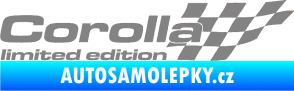 Samolepka Corolla limited edition pravá šedá