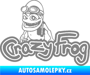 Samolepka Crazy frog 002 žabák šedá
