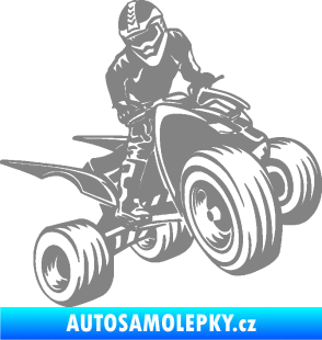 Samolepka Čtyřkolka 008 pravá šedá