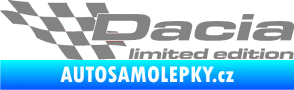 Samolepka Dacia limited edition levá šedá
