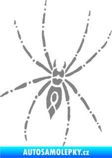 Samolepka Pavouk 011 - pravá šedá