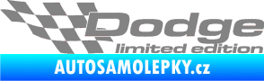 Samolepka Dodge limited edition levá šedá