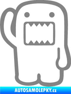 Samolepka Domo 001 levá hello šedá