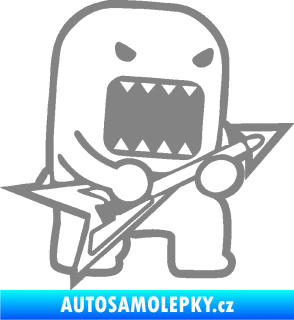 Samolepka Domo 002 pravá rocker šedá