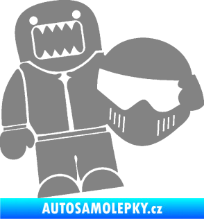 Samolepka Domo 014 pravá Stig šedá