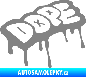Samolepka Dope šedá