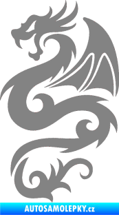 Samolepka Dragon 005 levá šedá