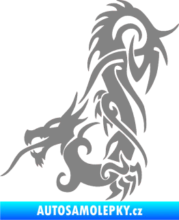 Samolepka Dragon 007 levá šedá