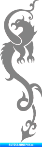 Samolepka Dragon 008 levá šedá