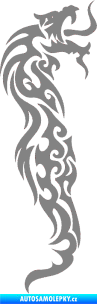 Samolepka Dragon 023 pravá šedá