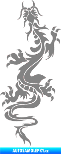 Samolepka Dragon 028 levá šedá