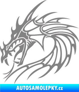 Samolepka Dragon 030 levá šedá