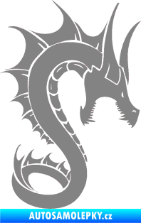 Samolepka Dragon 041 pravá šedá