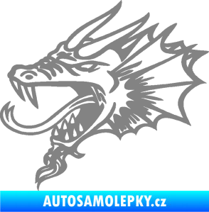 Samolepka Dragon 046 levá šedá