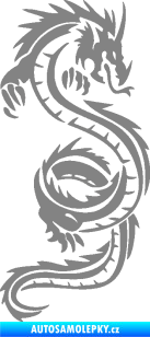 Samolepka Dragon 048 pravá šedá