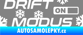 Samolepka Drit mód sníh šedá