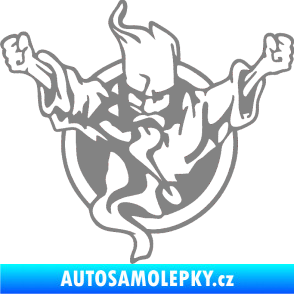 Samolepka Duch 001 levá šedá